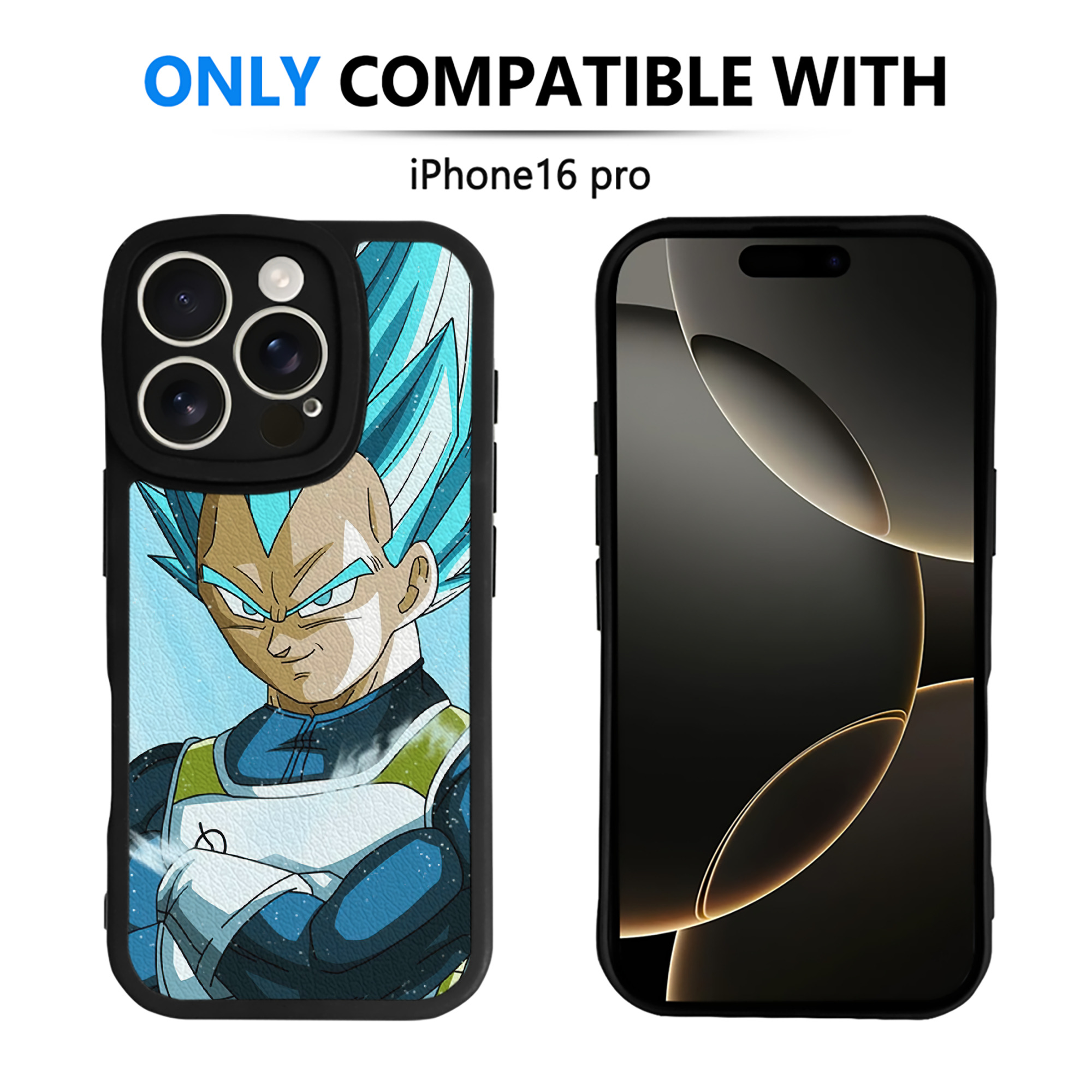 （画像用） ドラゴンボール DRAGON BALL 【iPhone 16シリーズ対応】シリコンスマホケース（レザー調） 材質：シリコン